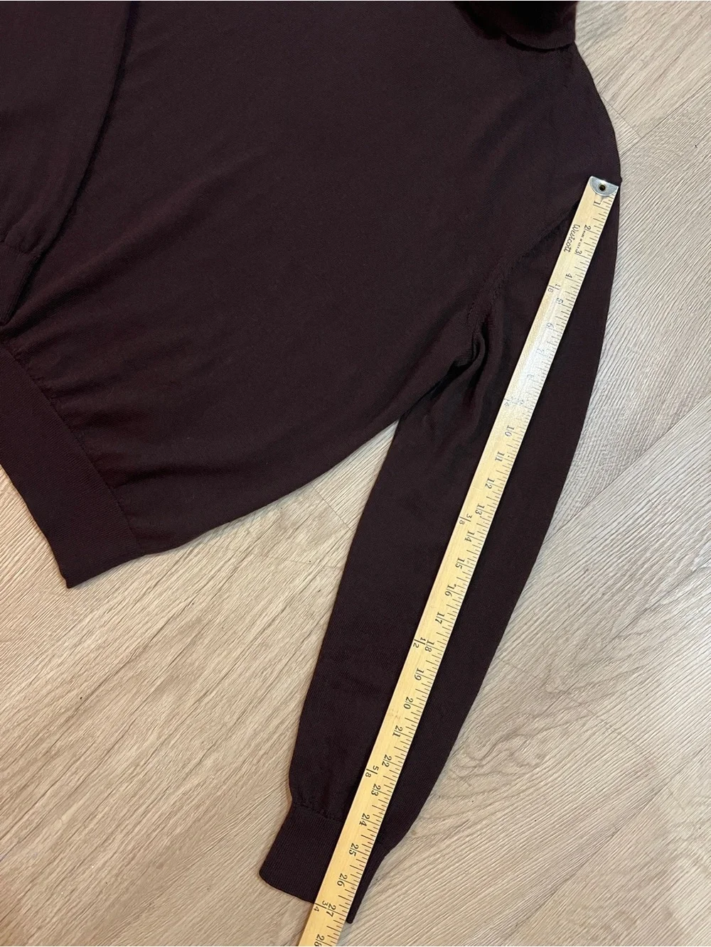Banana Republic Men's 100% Merino Wool Turtleneck Sweater Size Large Brown